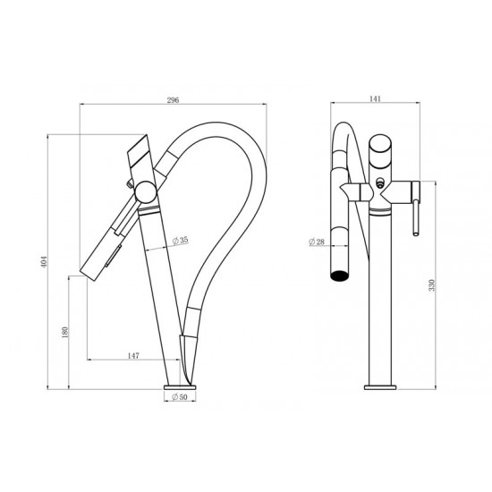Смеситель Zorg ZR 5013 Grafit Смеситель Zorg ZR 5013 Grafit