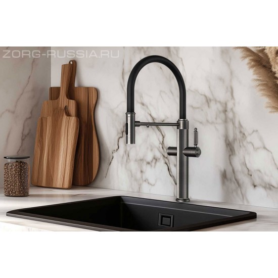 Смеситель Zorg ZR 5016 Grafit Смеситель Zorg ZR 5016 Grafit