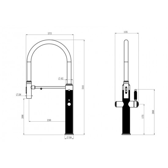 Смеситель Zorg ZR 5016 Смеситель Zorg ZR 5016