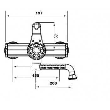 WINDSOR Смеситель настенный (10114) WINDSOR Смеситель настенный (10114)