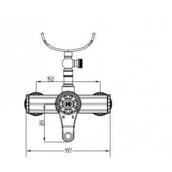 WINDSOR Смеситель с гигиеническим душем (10135) WINDSOR Смеситель с гигиеническим душем (10135)