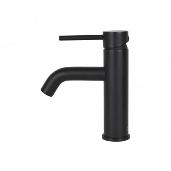 SCANDI Смеситель на раковину матовый черный 1451B