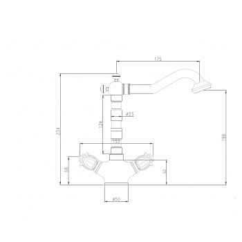 FLORENCE Смеситель на раковину (21381) FLORENCE Смеситель на раковину (21381)