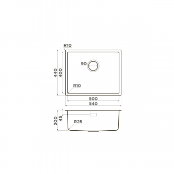 Omoikiri Tadzava 54-U/I Ultra IN нерж.сталь/нержавеющая сталь Omoikiri Tadzava 54-U/I Ultra IN нерж.сталь/нержавеющая сталь
