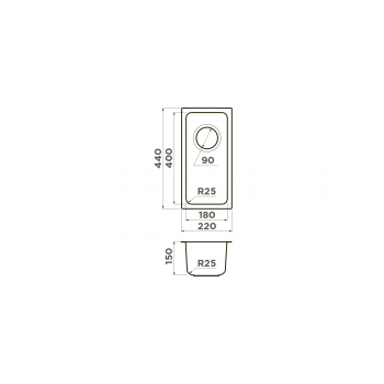 Omoikiri Tadzava 22-U/I-IN нерж.сталь/нержавеющая сталь