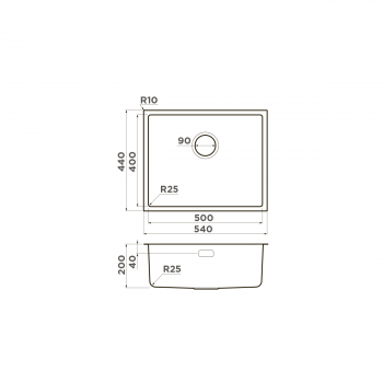 Omoikiri Tadzava 54-U/I-IN нерж.сталь/нержавеющая сталь Omoikiri Tadzava 54-U/I-IN нерж.сталь/нержавеющая сталь