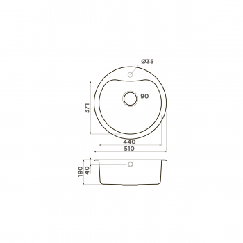Omoikiri Saroma 51-IN нерж.сталь/нержавеющая сталь