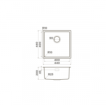 Omoikiri Tadzava 44-U/I Ultra IN нерж.сталь/нержавеющая сталь Omoikiri Tadzava 44-U/I Ultra IN нерж.сталь/нержавеющая сталь