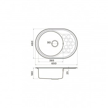 Omoikiri Kasumigaura 65-IN нерж.сталь/нержавеющая сталь