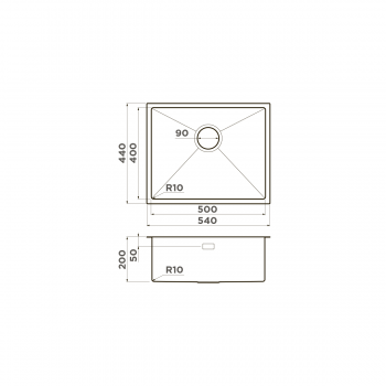 Omoikiri Taki 54-U/IF-LG нерж.сталь/светлое золото Omoikiri Taki 54-U/IF-LG нерж.сталь/светлое золото