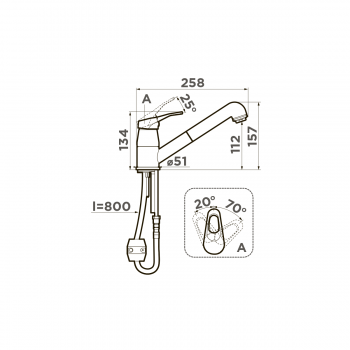 Omoikiri Tateyama-S-GR Omoikiri Tateyama-S-GR