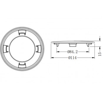 Декоративная накладка Zorg DN BRONZE Декоративная накладка Zorg DN BRONZE