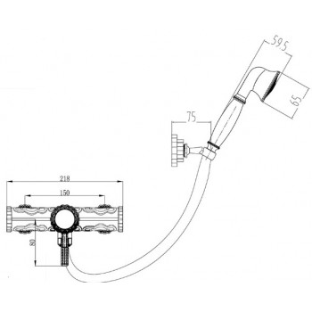 Zorg A-120DK BR cмеситель для душевой кабины Zorg A-120DK BR cмеситель для душевой кабины