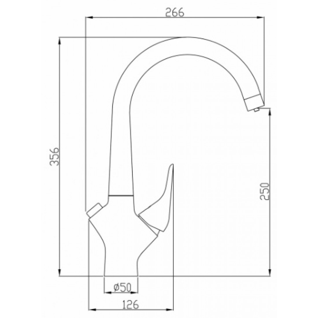 Смеситель для кухни zorg steel hammer sh 321 satin