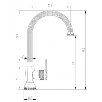 Zorg A 406K-BR бронза