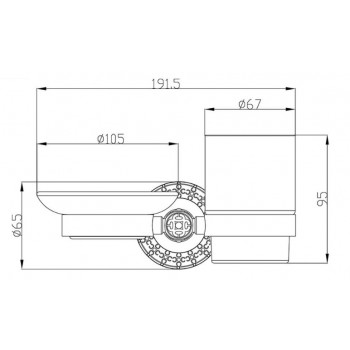 Zorg Antic AZR 21 SL Держатель мыльницы и стакана Zorg Antic AZR 21 SL Держатель мыльницы и стакана