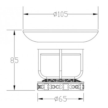 Zorg Antic AZR 23 BR Держатель мыльницы Zorg Antic AZR 23 BR Держатель мыльницы