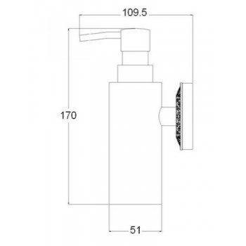 Zorg Antic AZR-16 SL Дозатор мыла Zorg Antic AZR-16 SL Дозатор мыла