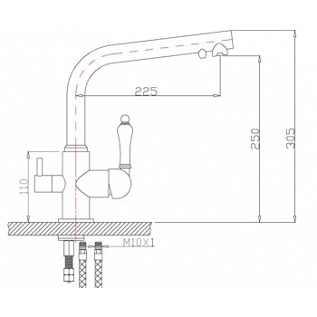 Zorg ZR 313 YF-33 хром Zorg ZR 313 YF-33 хром