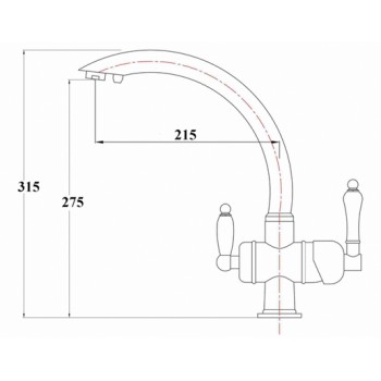 Zorg ZR 327 YF хром чёрный металл