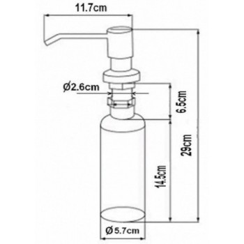 Дозатор Zorg ZR-20 BLACK